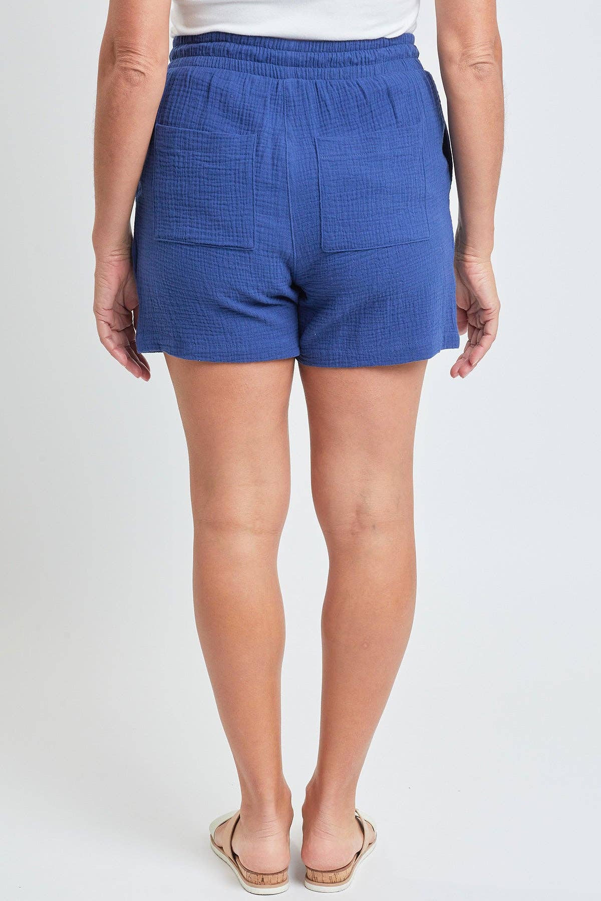 Missy Double Gauze Shorts w Pockets