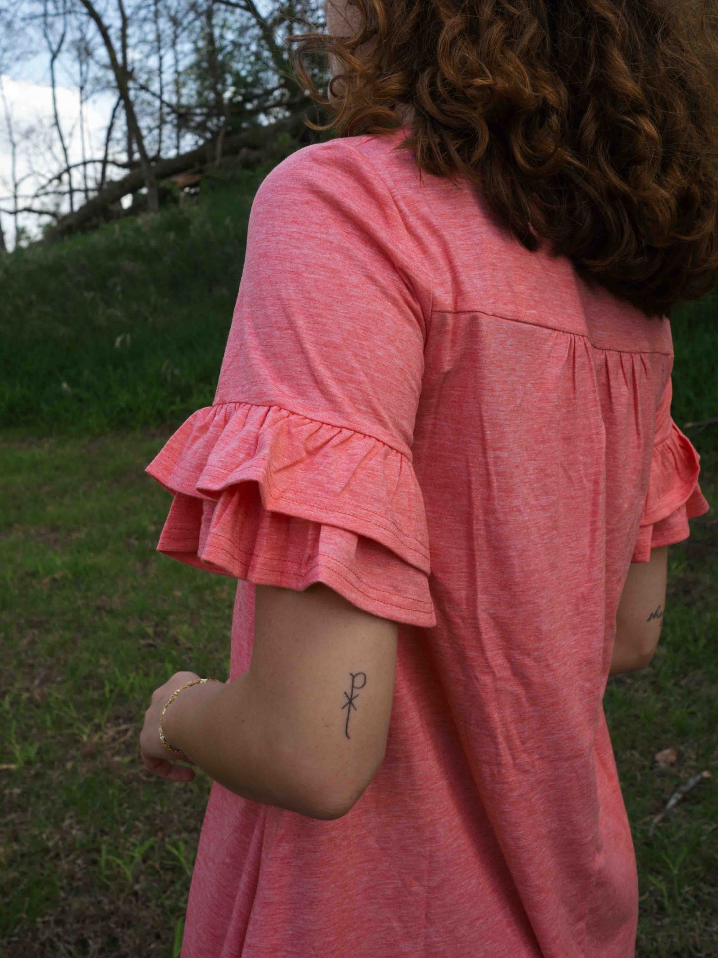 Sunkissed French Terry Pocket Tee Shirt Dress