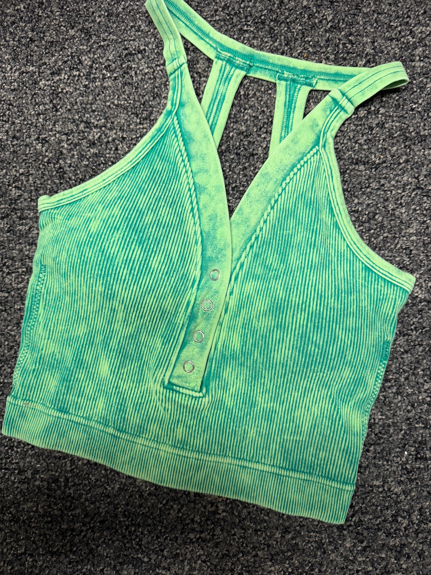 Reba Henley Padded Bralette Top