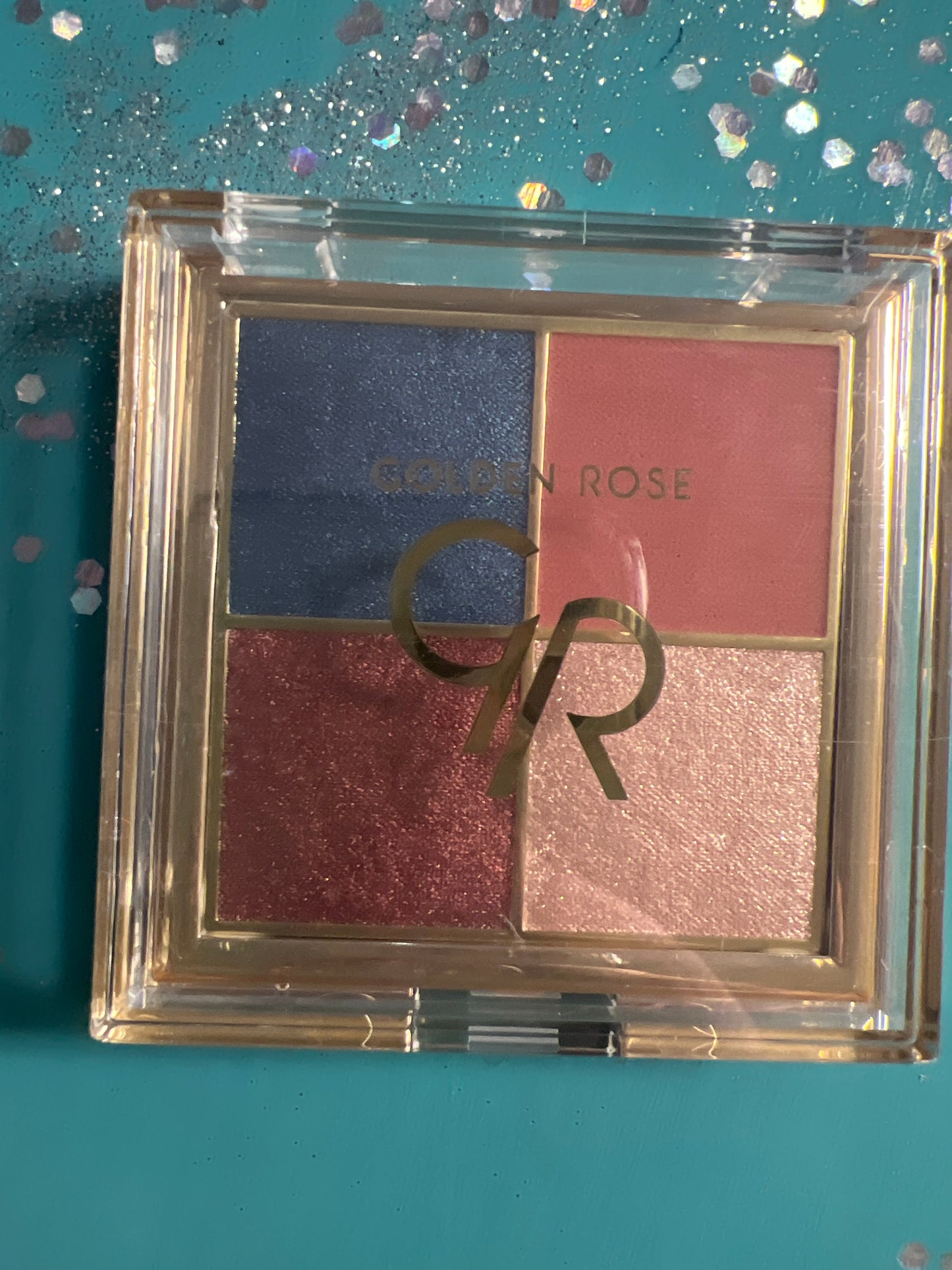 Celesty Blue Charm Eye-shadow Quad Pallette Makeup
