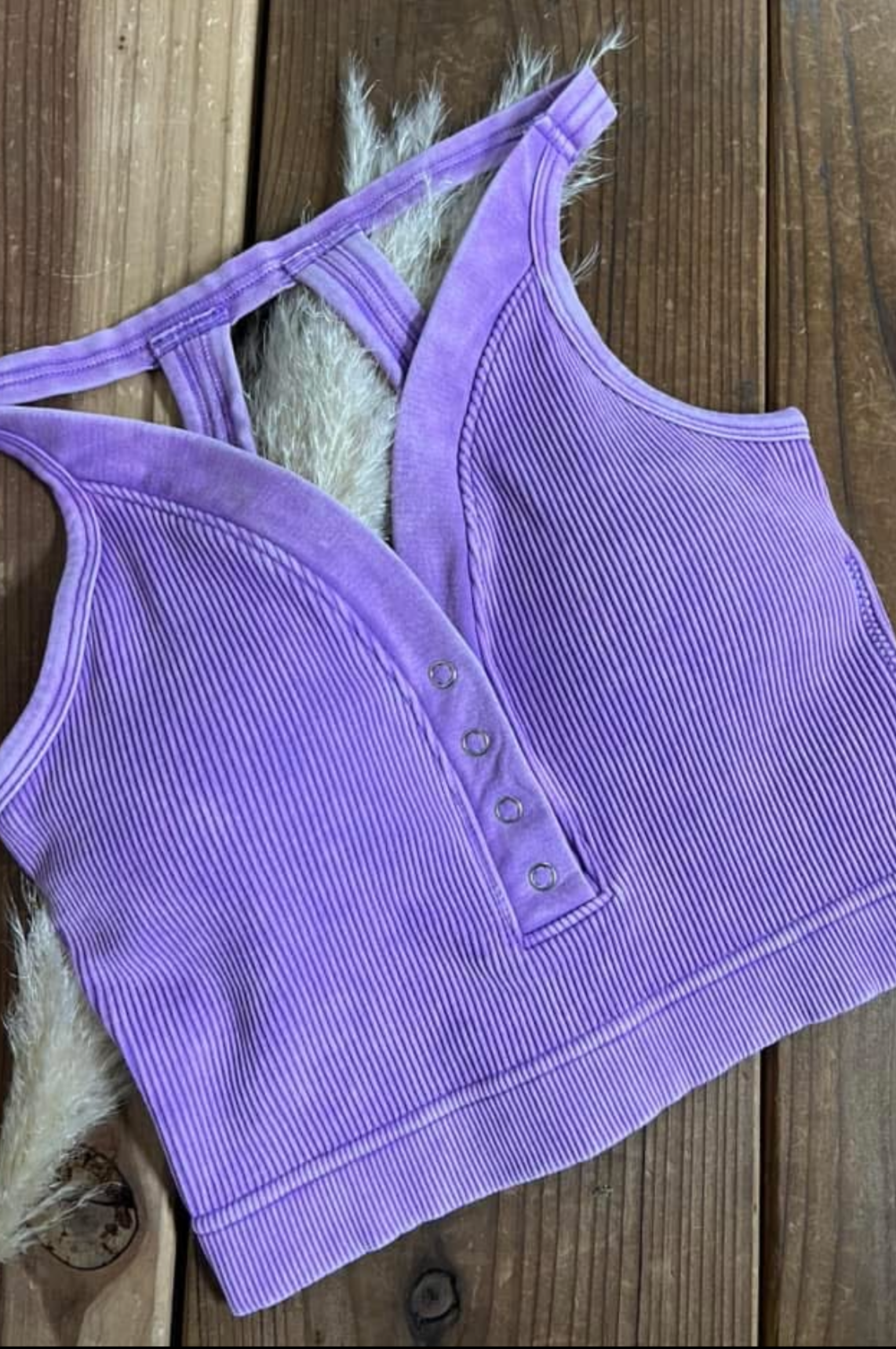 Reba Henley Padded Bralette Top