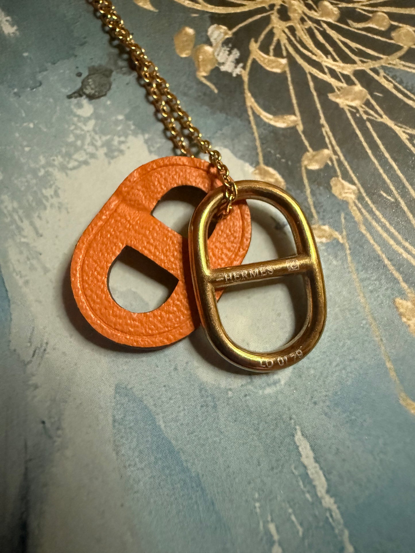 H Double Charm Necklace