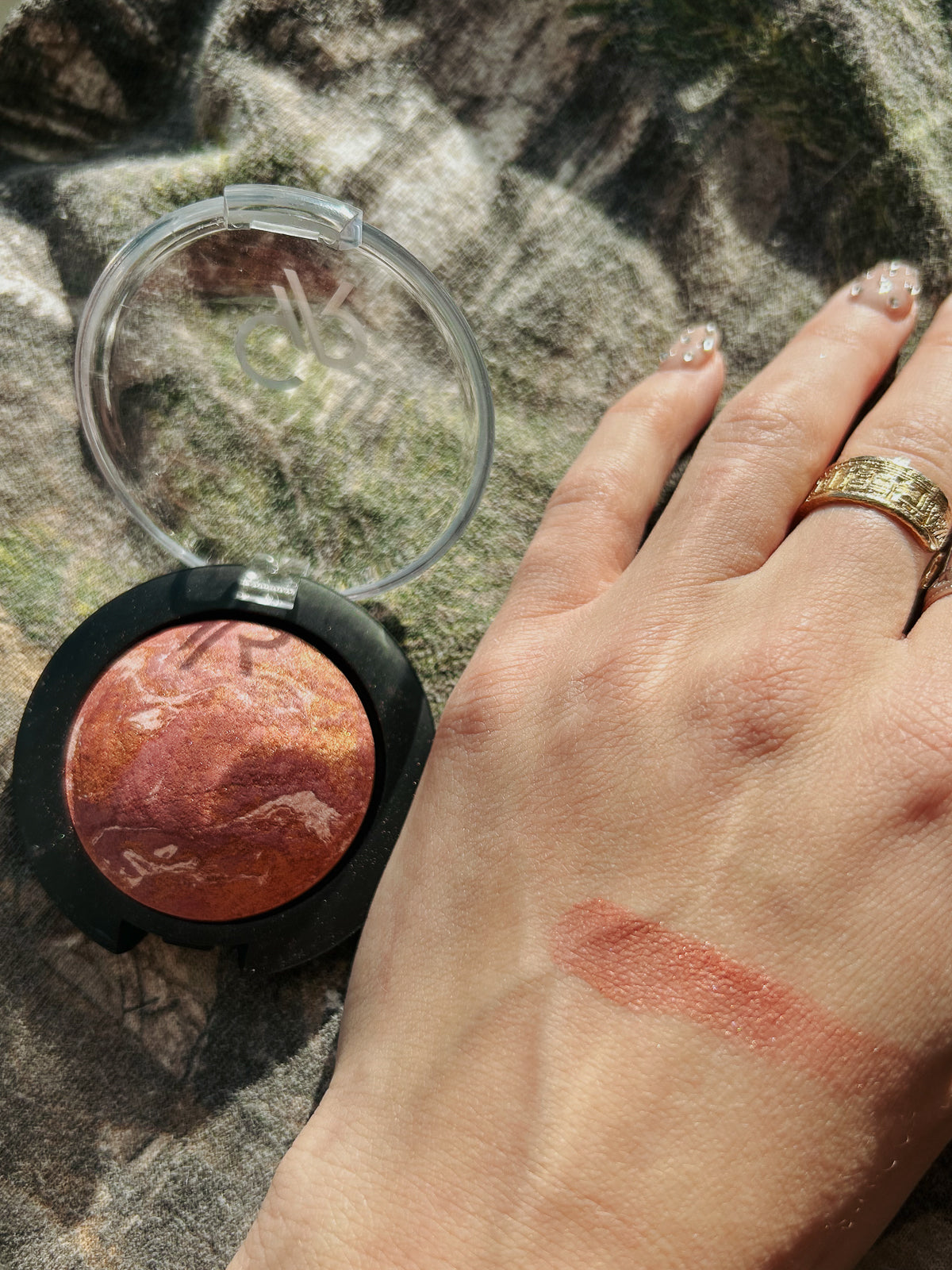 Golden Rose Terracotta Blush-On – Radiant, Buildable Glow | QB Customs