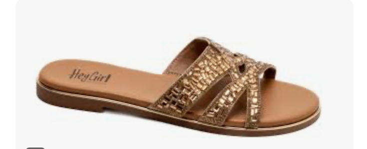 Corky's Flair Gold Sandal Slide