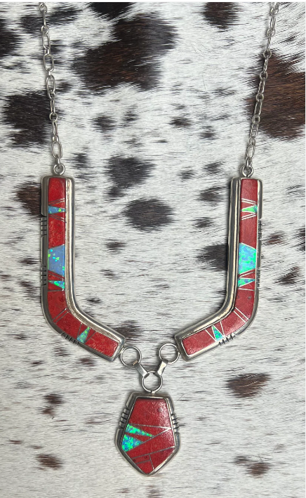 The Bold Beauty of the Coral Opal Statement Necklace