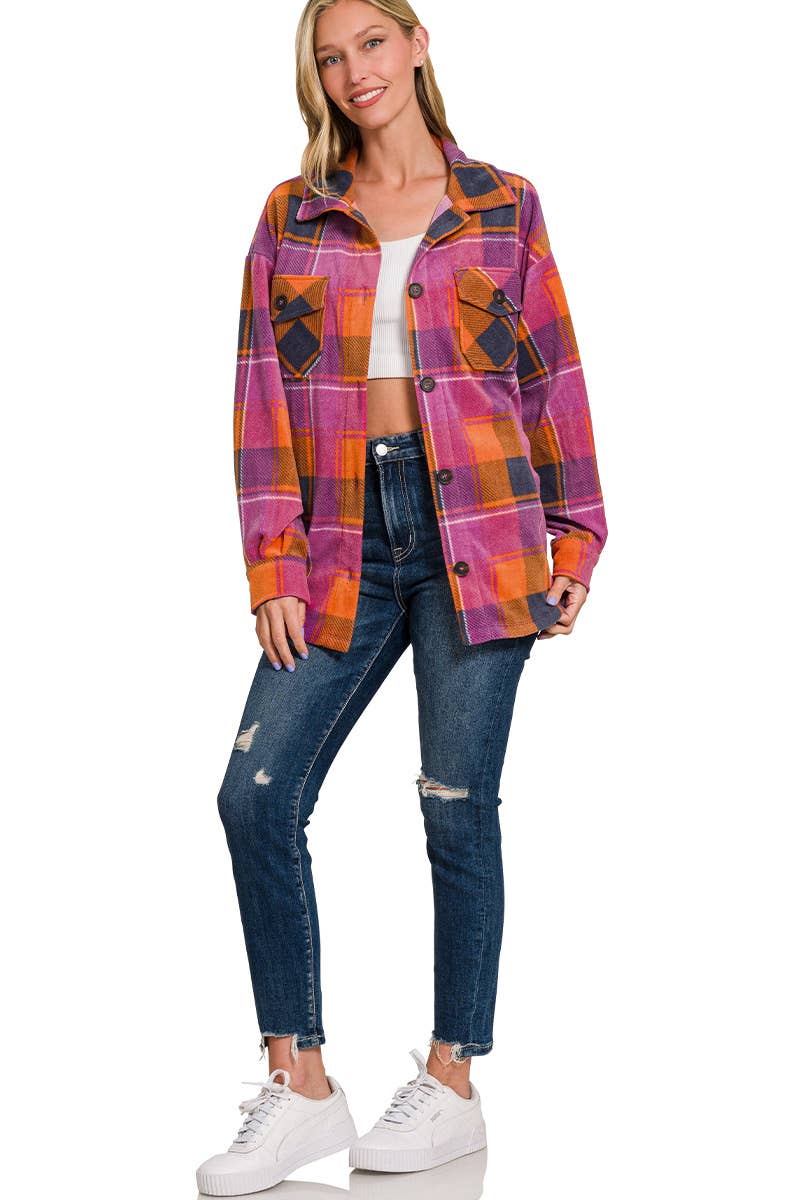 Fall Hocus Pocus Shacket With Pockets