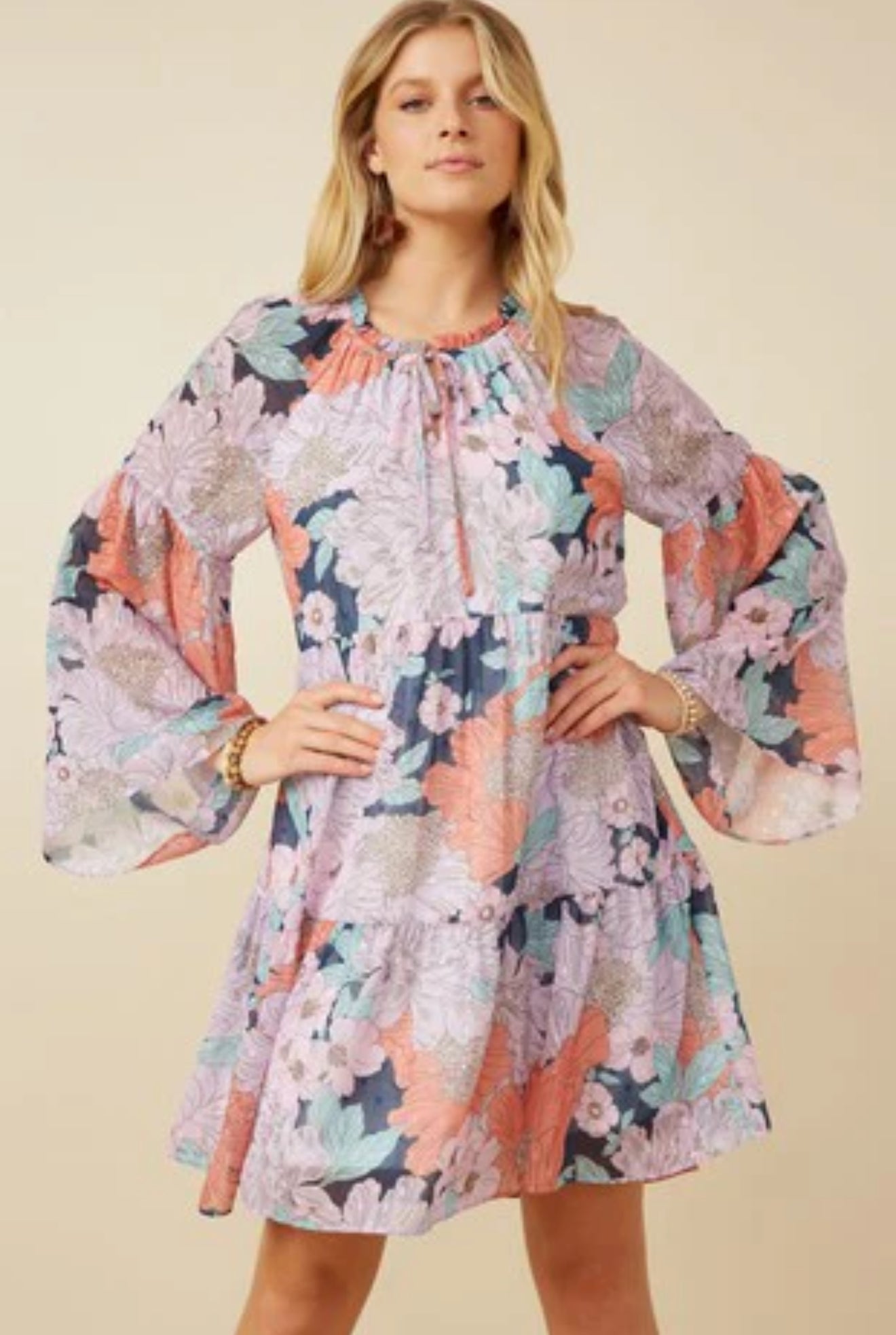 Kendra Floral Dress Curvy