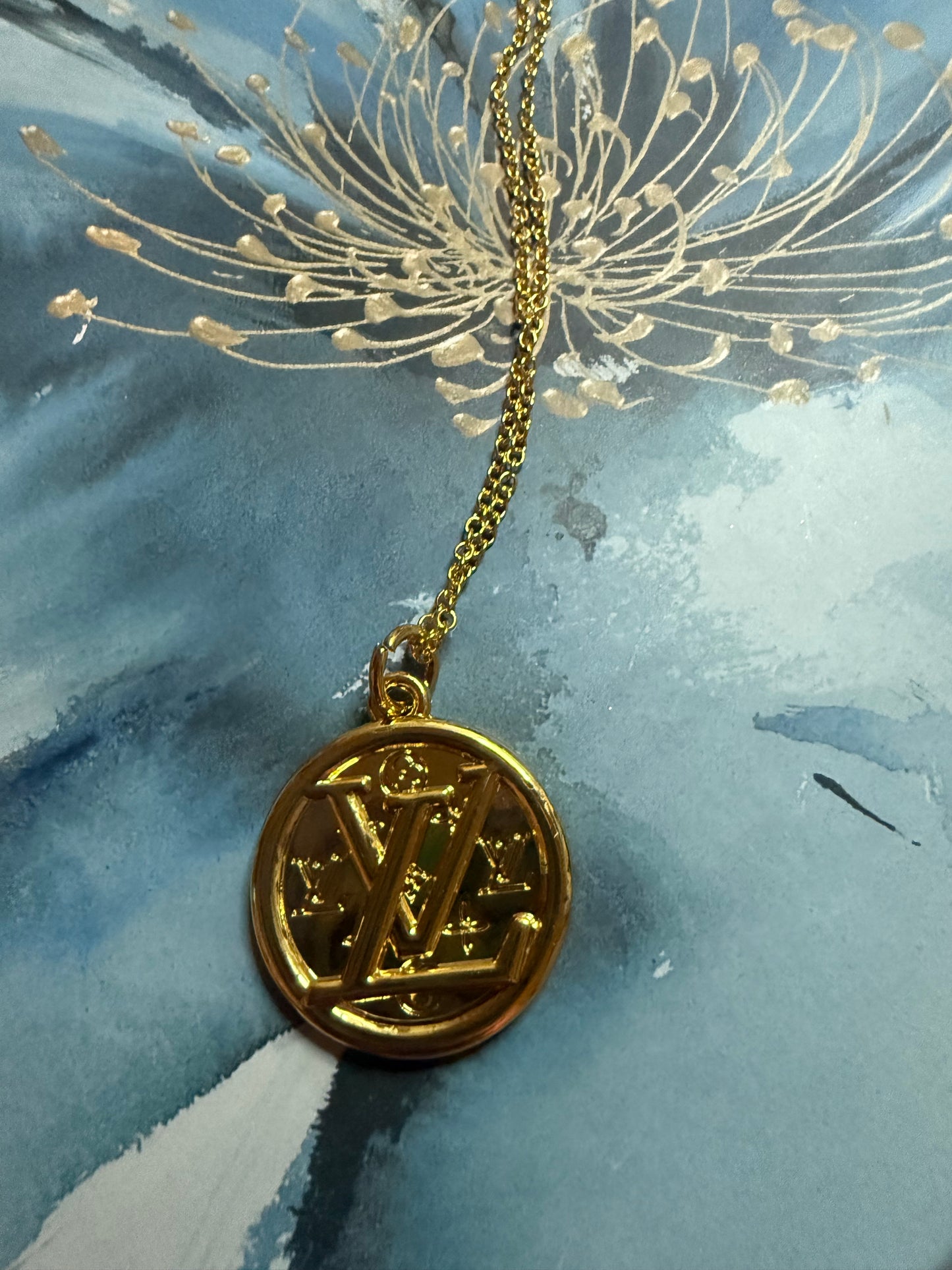 Goldstone Large Letters Medallion