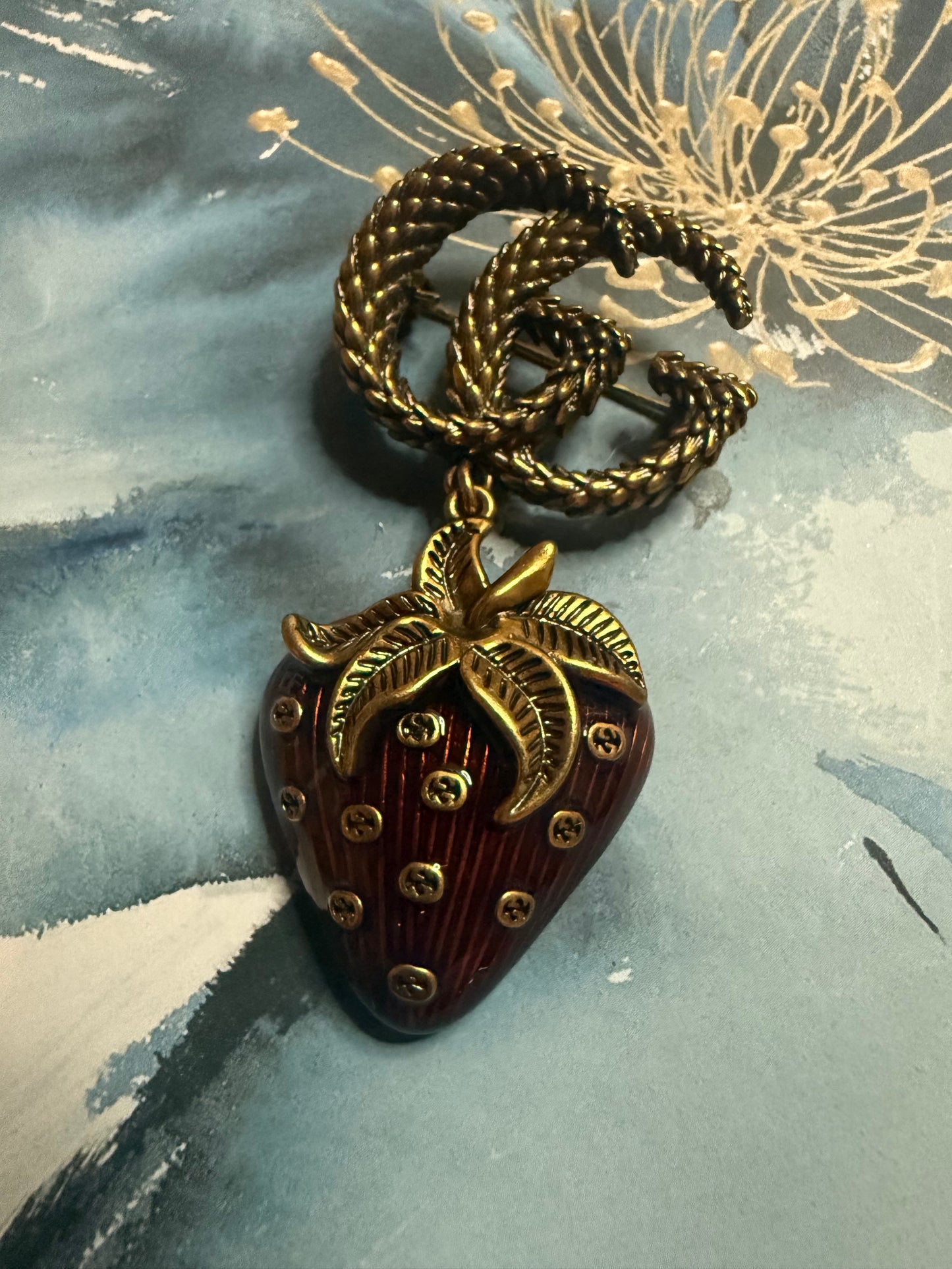 G Strawberry Pin