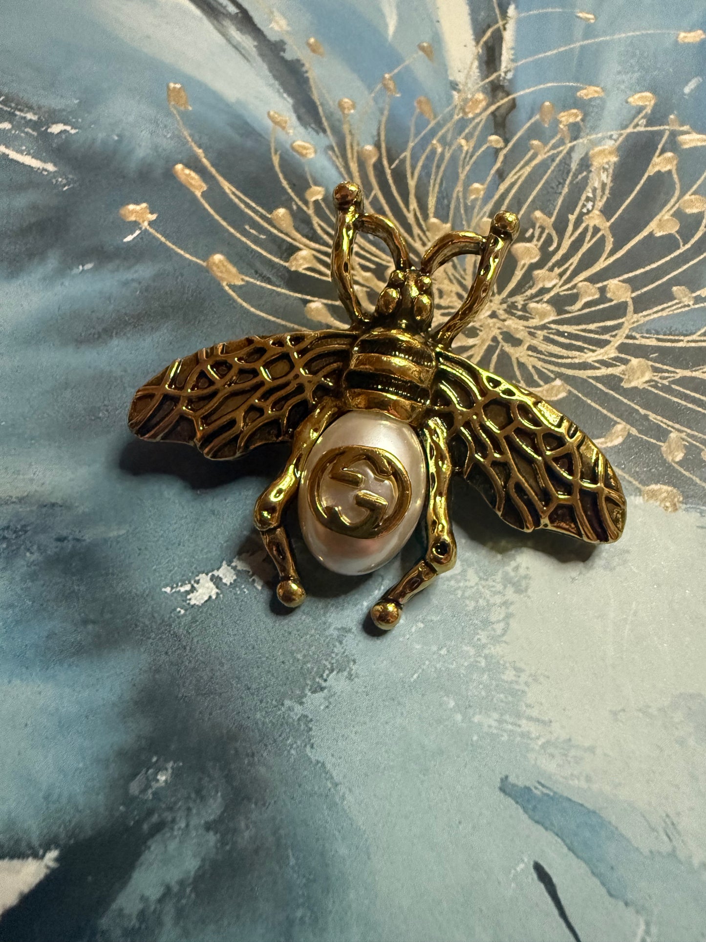 Goldtone Bee Pin