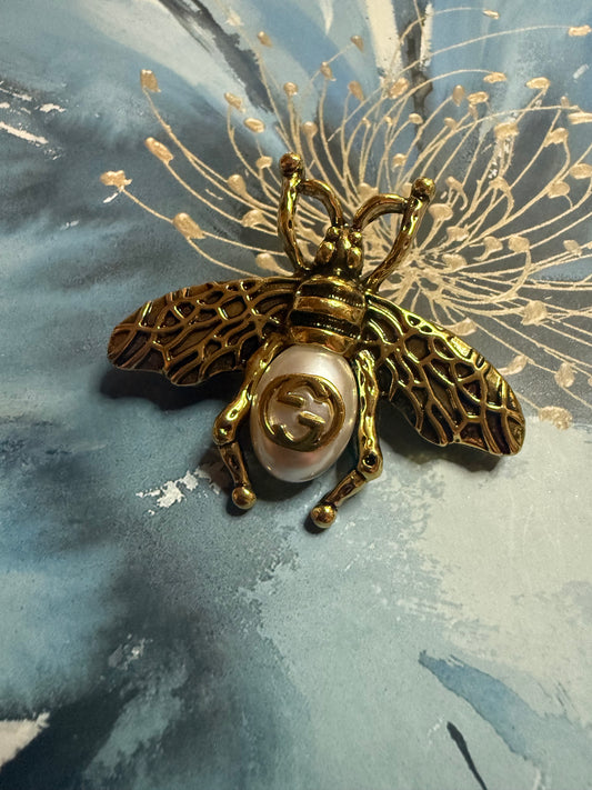 Goldtone Bee Pin