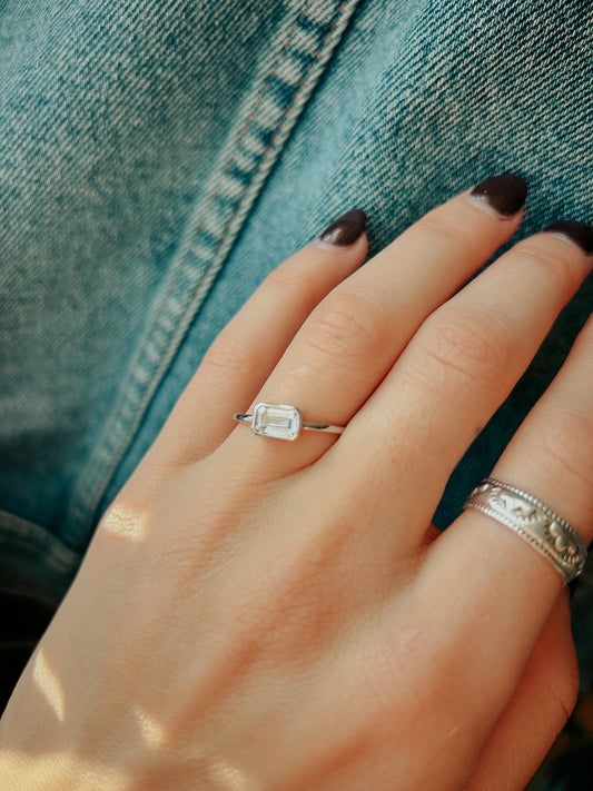 Baguette Bezel Ring – Sleek, Modern, and Elegant | QB Customs