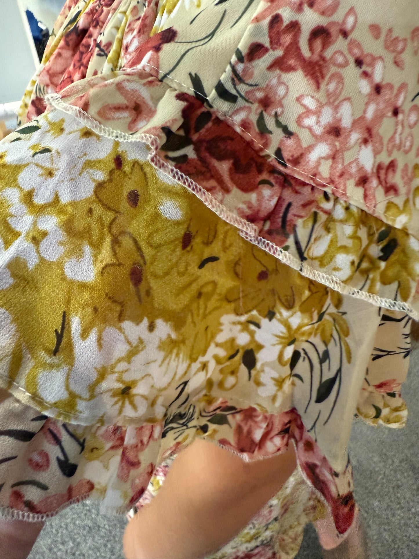 Fall Florals Hi Low Dress
