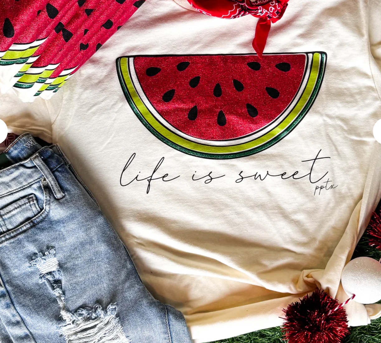 Life is Sweet Watermelon Tee