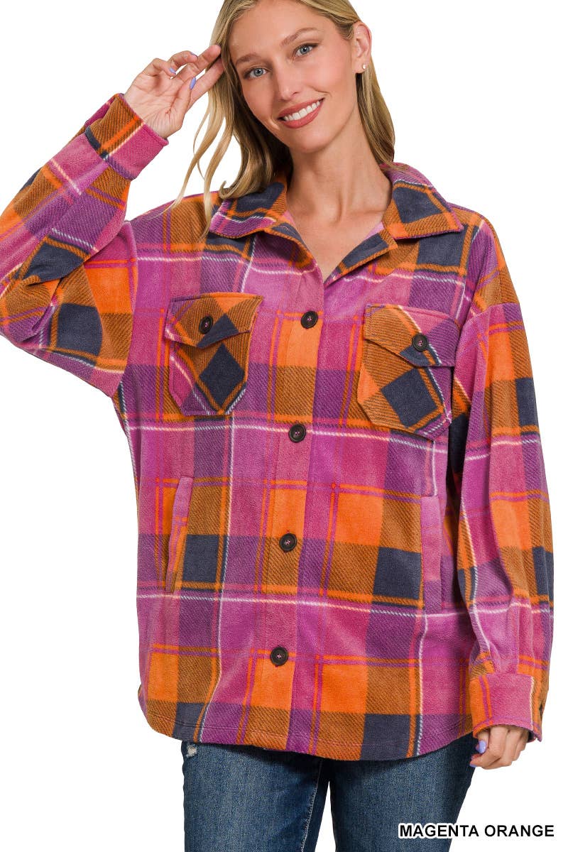Fall Hocus Pocus Shacket With Pockets
